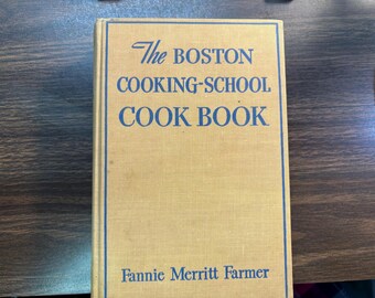 The Original Boston Cooking School Cook Book 1896. 1974 Paperback - Etsy