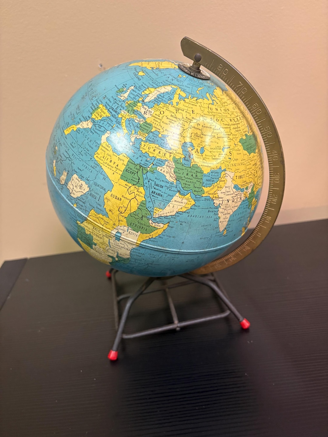 Vintage World Globe Mid Century 1960’s - Etsy