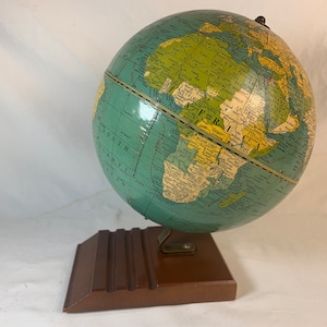 Desktop World Globe, Mid-Century, 1960’s, 7-inch  Vintage Globe