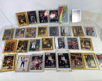 Shaquille O’Neal “Shaq” Sports Card Collection, 29 unique cards including rookie cards from early playing years
