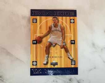 Tarjeta de novato de Upper Deck de Dirk Nowitzki de 1998