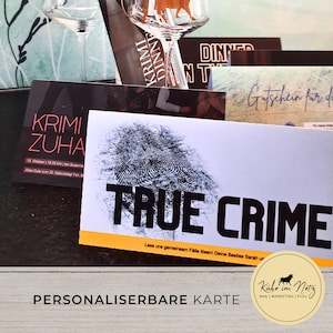 MAPA Crímenes reales | Mapa del evento | Hazlo tú mismo | Tarjeta de regalo | vale | escena del crimen | personalizable