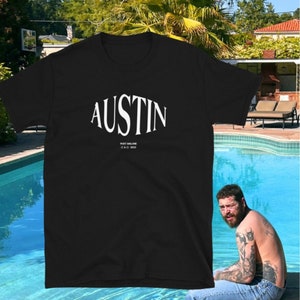 Post Malone Austin Concert Tee-Shirt | Unisex Crew Neck
