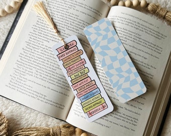 trope stack bookmark | romance tropes | romance books | book lovers | double-sided | bookmark