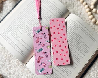cowboy boots bookmark | romance tropes | cowboy era | book lovers | double-sided | bookmark