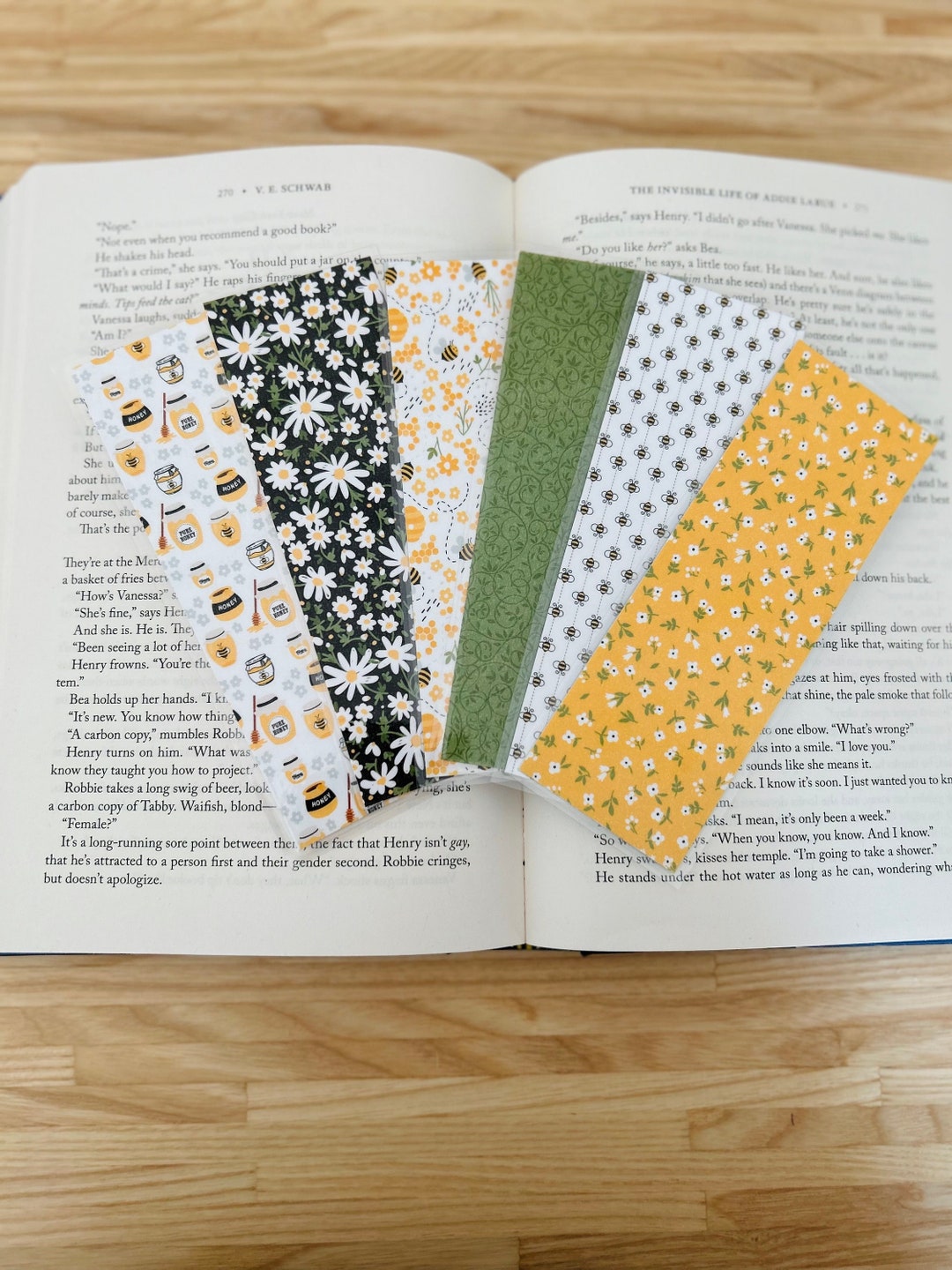 Bee Collection No. 3 | Bee Bookmarks | Bumble Bees | Honeycomb | Floral ...