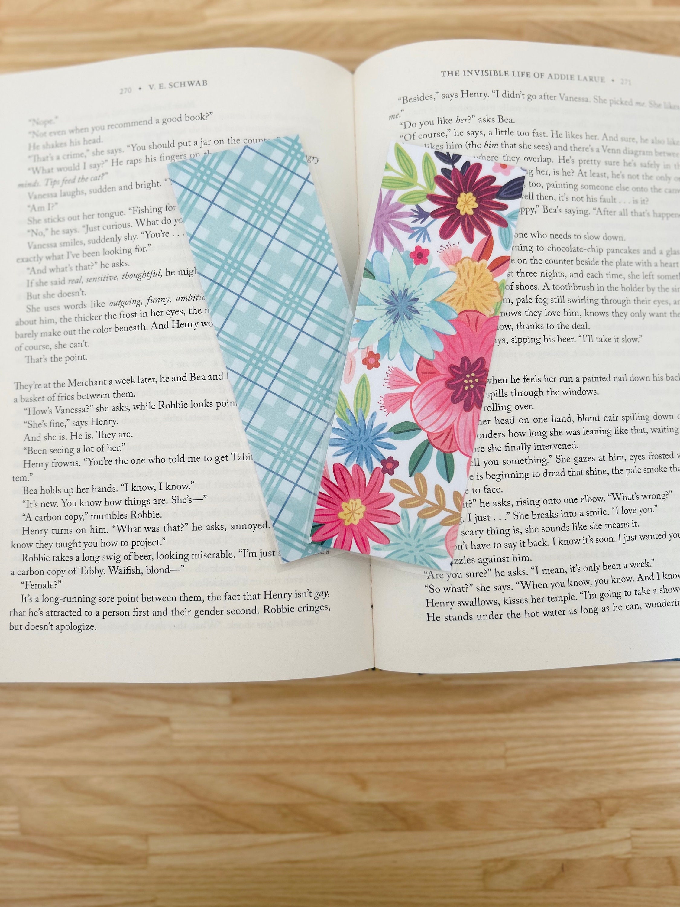 Groovy Floral Collection No. 4 | Floral Bookmarks | Neon Bookmarks ...