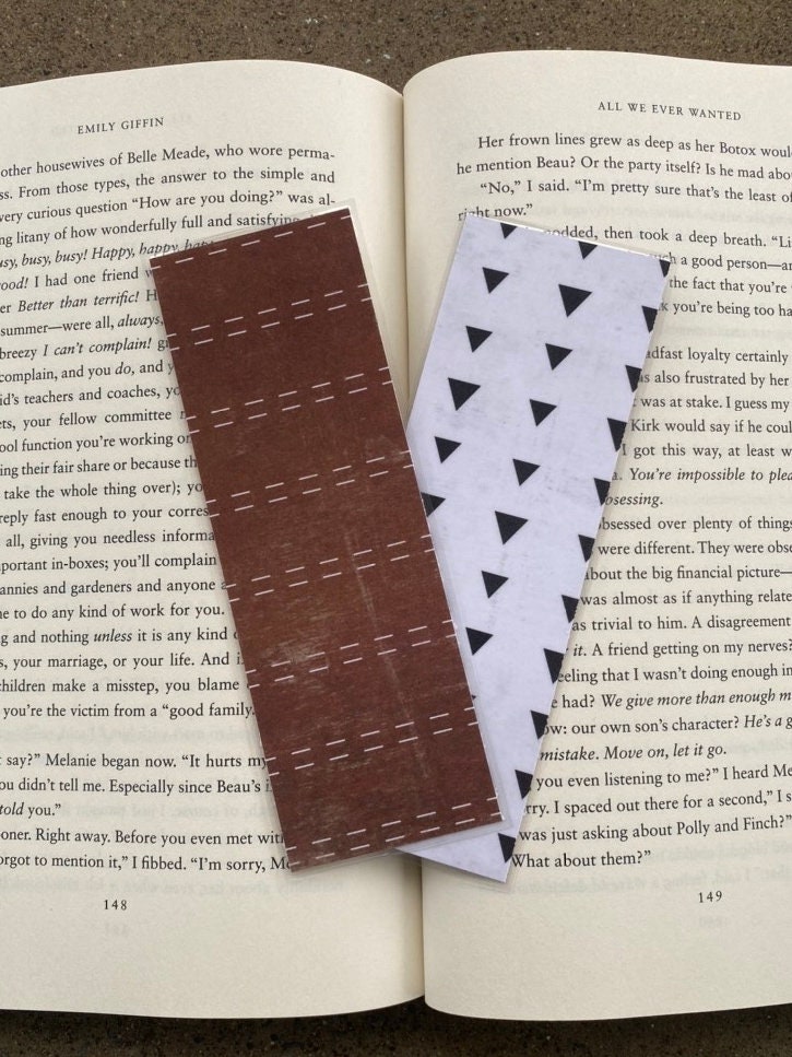 Bookmarks for Men | Patterned Bookmarks | Road Trip Bookmark | Beer ...