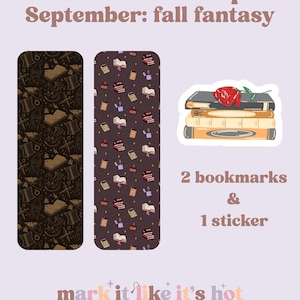 monthly bookmark subscription | book lover gift  | subscription