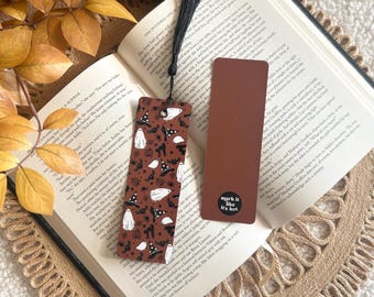 halloween sketches bookmark | halloween | ghosts | bats | double-sided | bookmark