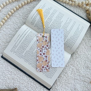 belle bookmark bookmark | beauty and the beast | disney princess | floral | double-sided | bookmark