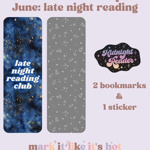 monthly bookmark subscription | book lover gift  | subscription