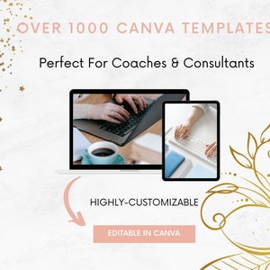 1000 Branding Package, DIY Branding Kit, Social Media Branding Template, Marketing Bundle, Instagram Bundle, Business Brand Template Canva