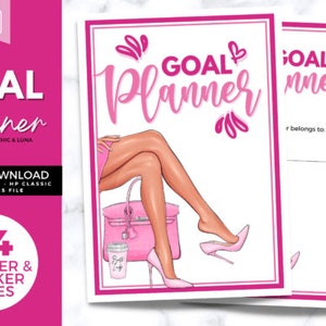 Girl Boss Planner | Goal Planner Bundle Printable| Small Business Planner Printable | Female Entrepreneur Planner | Lady Boss Goal Planner