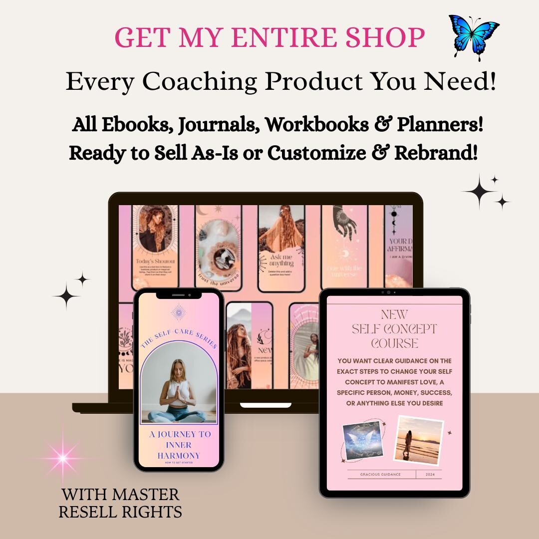 52 Therapy & Coaching Bundles | Entire Shop Bundle | CBT Worksheets ...