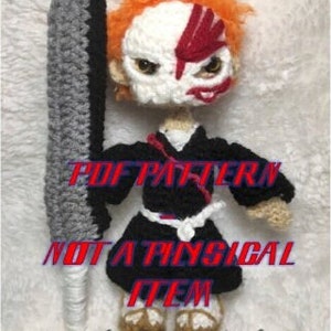 Anime Hero Crochet Pattern ONLY with Mask
