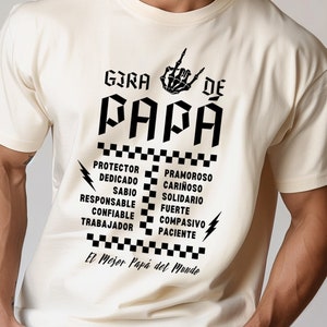 Gira De Papá PNG, El Mejor Papá Del Mundo Png espagnol papa tournée Png, tournée de la paternité drôle cadeau fête des pères Sublimation mexicaine PNG NUMÉRIQUE