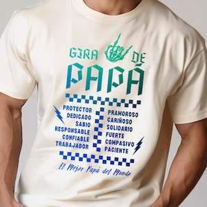 Gira De Papá PNG, El Mejor Papá Del Mundo Png espagnol papa tournée Png, tournée de la paternité drôle cadeau fête des pères Sublimation mexicaine PNG NUMÉRIQUE