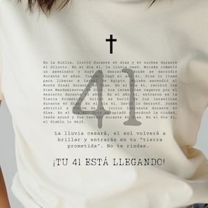 Tu 41 está llegando Png Your 41 is Coming Spanish Christian Religious Bible Quote PNG, Frases Religiosas Png Sublimation DIGITAL Download