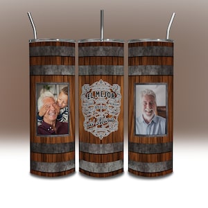 El Mejor Abuelo del Mundo Tumbler Png, Vintage Spanish Best Grandpa Tumbler Wrap Envoltura de Vaso 20oz Add Photos Image Custom PNG DOWNLOAD