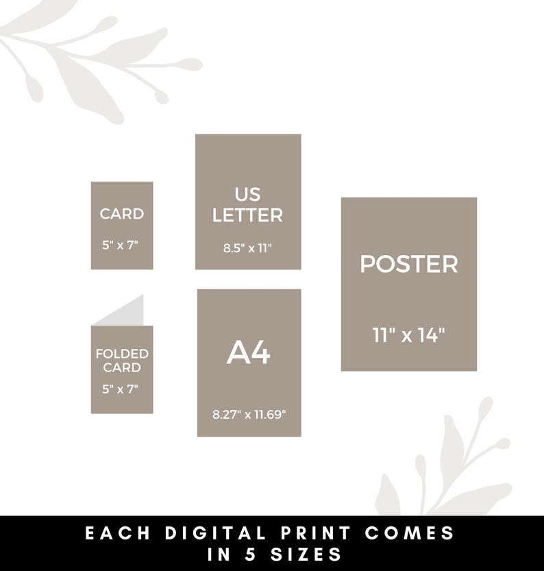 Emerson Name Meaning Wall Art, Emerson Name Origin Print Nursery Decor, Baptism Gift for Baby, Name Poster Card Printable DIGITAL DOWNLOAD image 2