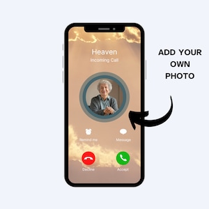 Telefonanruf aus dem Himmel, Telefonanruf aus dem Himmel, fügen Sie Foto Bild Text hinzu Acryl Telefon UV DTF Sublimation Design Nur digitaler Download PNG-Datei