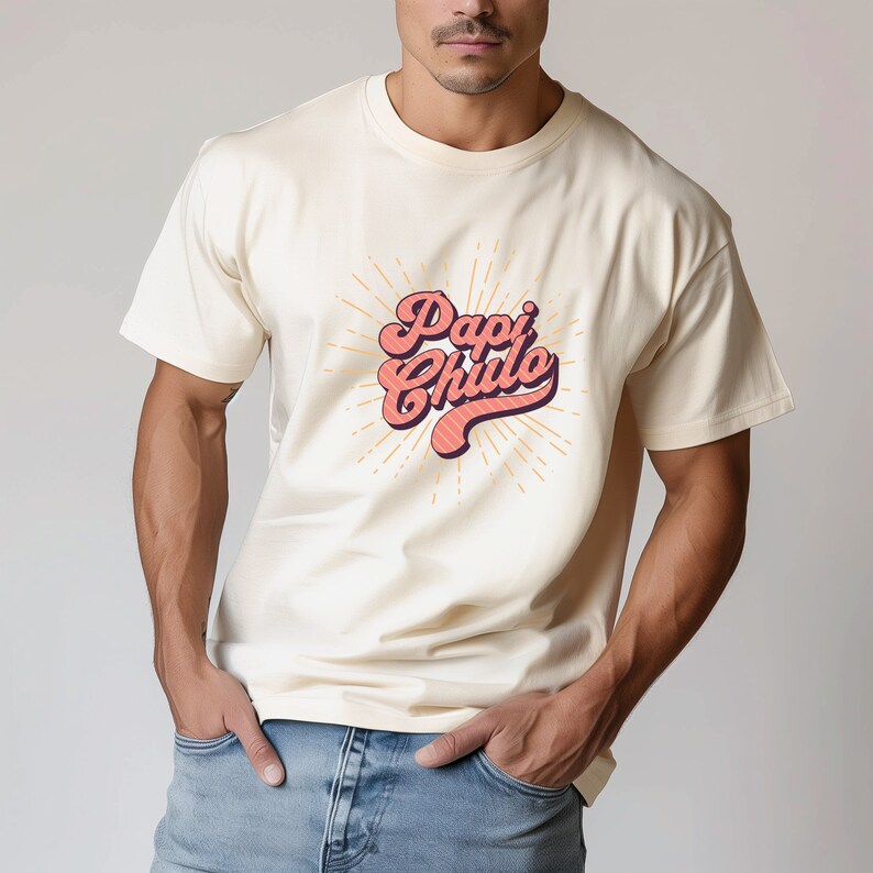 Papi Chulo Lettering Papi Chulo PNG, Funny Dad Png, Funny Spanish Png Fathers Day Png Feliz ...