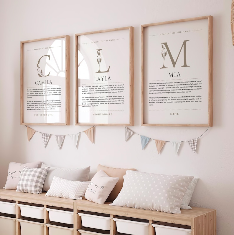 Charles Name Bedeutung Wandkunst, Charles Name Origin Print Kinderzimmer Dekor, Taufe Geschenk für Baby, Name Poster Karte Printable DIGITAL DOWNLOAD Bild 7
