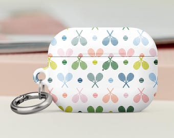 Tennis Babe AirPods Case – All Court Pattern