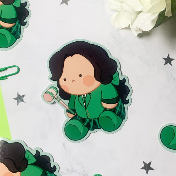 Heathers The Musical Heather Duke Glossy Vinyl Sticker Waterproof Plushie Musical Lover Sticker Heathers Stickers