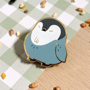 Baby Penguin Enamel Pin, Penguin Chick Pin, Arctic Animal Lover, Chunky Chirps