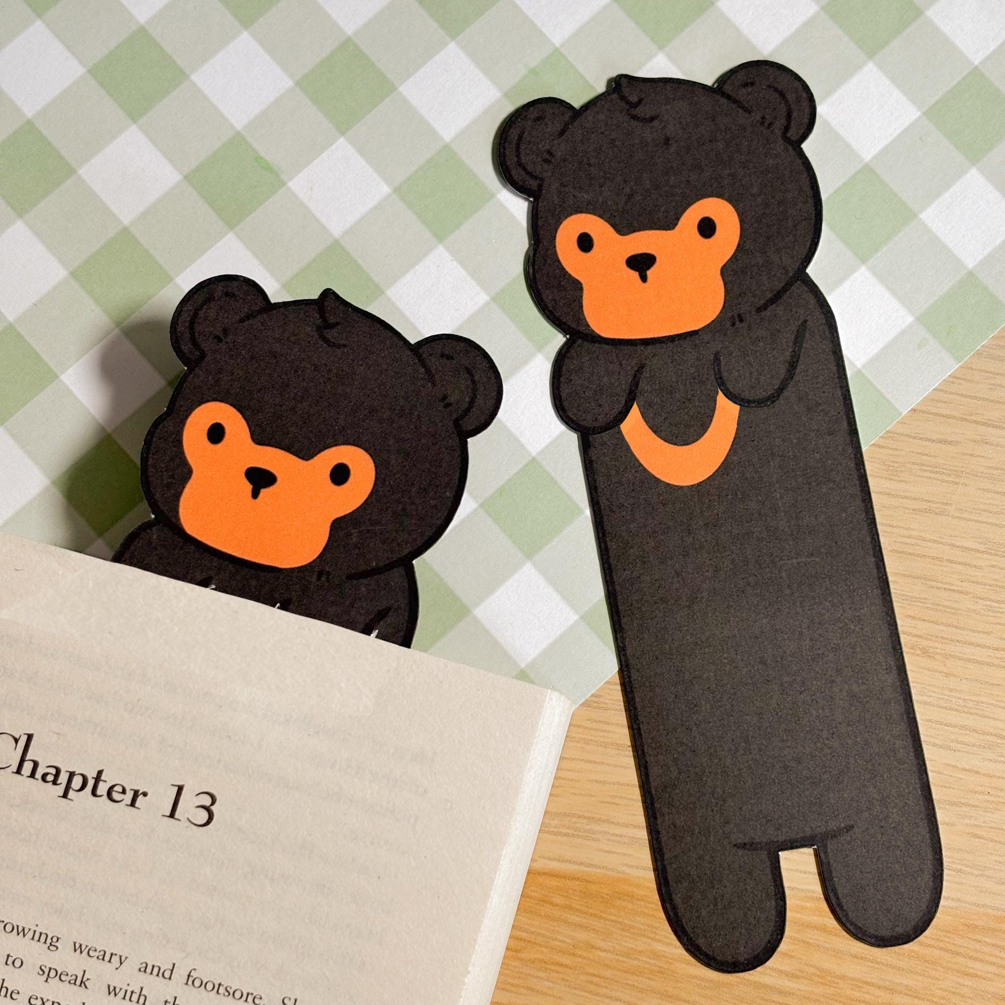 マレーグマのブックマーク、かわいいマレーシアのマレーグマの文房具 