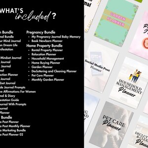 Planners Journals Trackers