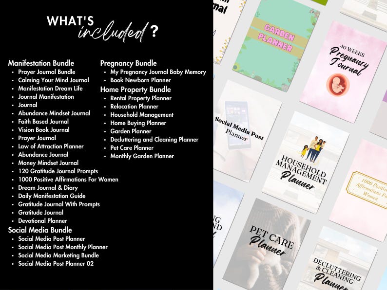Planners Journals Trackers