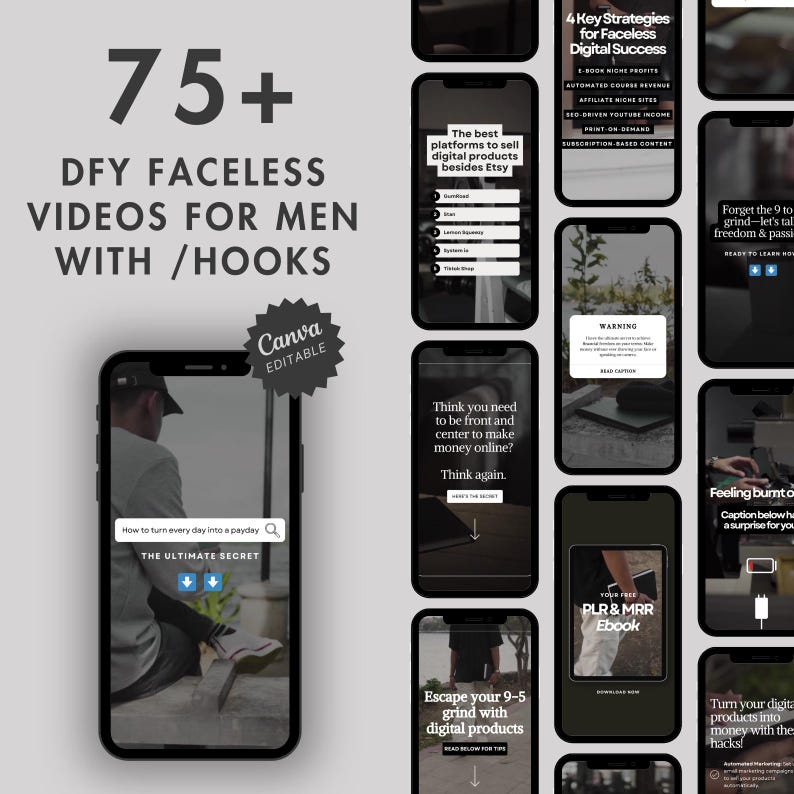 Men Faceless Videos
