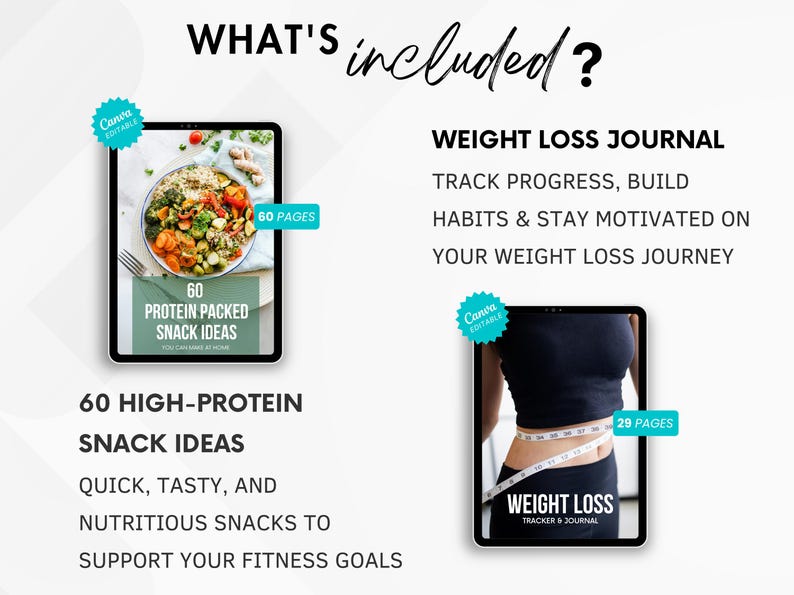 Resellable PLR Fitness Planner – Canva Templates for Workout, Diet, and Wellness Tracking
