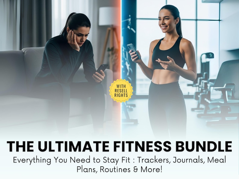 PLR Fitness Products for Resale – Digital Ebooks, Planners, and Journals