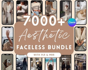 7000+ Faceless Reels Bundle, Videos, Faceless Marketing, Faceless Reels, Faceless Video, Aesthetic Reels, Digital Marketing, MRR/PLR, Canva