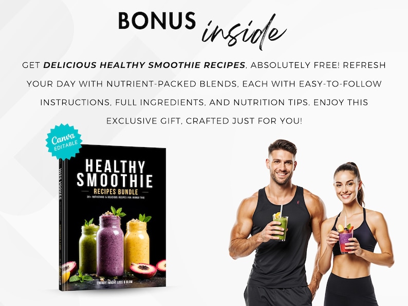 Health and Wellness PLR Bundle – Resellable Fitness Templates and Recipe Ebooks