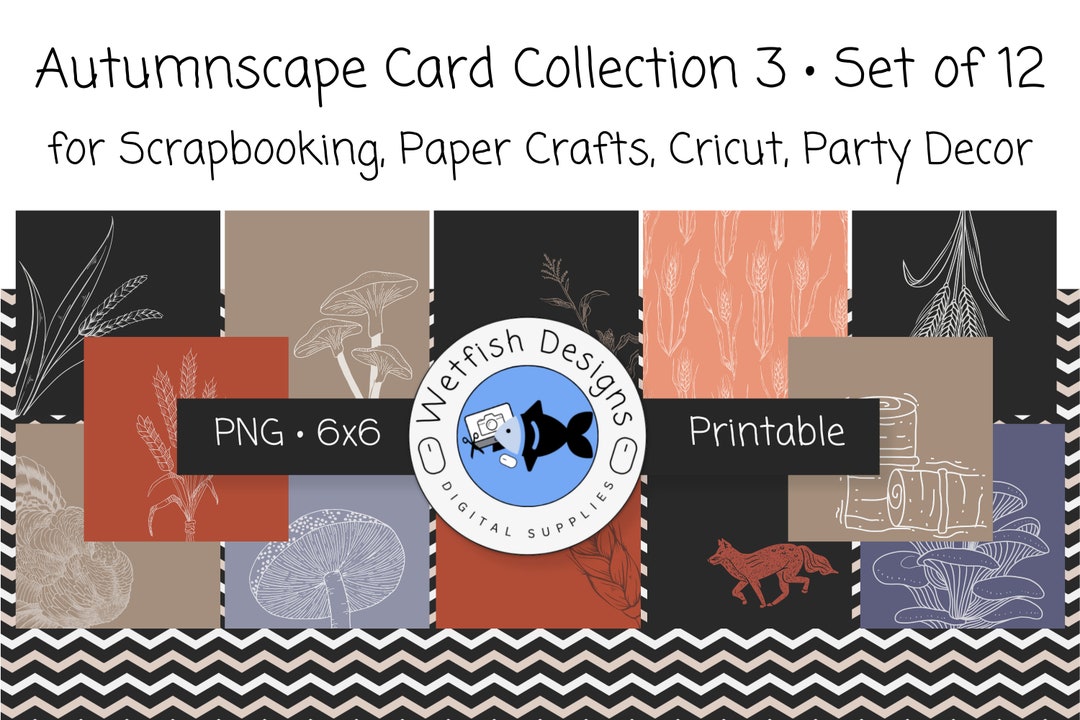 Autumn Junk Journal Card Digital Printable Fall Scrap Book Download ...
