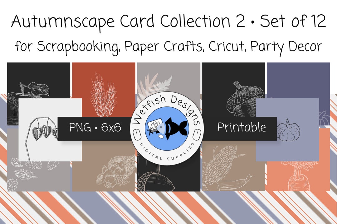 Autumn Junk Journal Card Digital Printable Fall Scrap Book Download ...