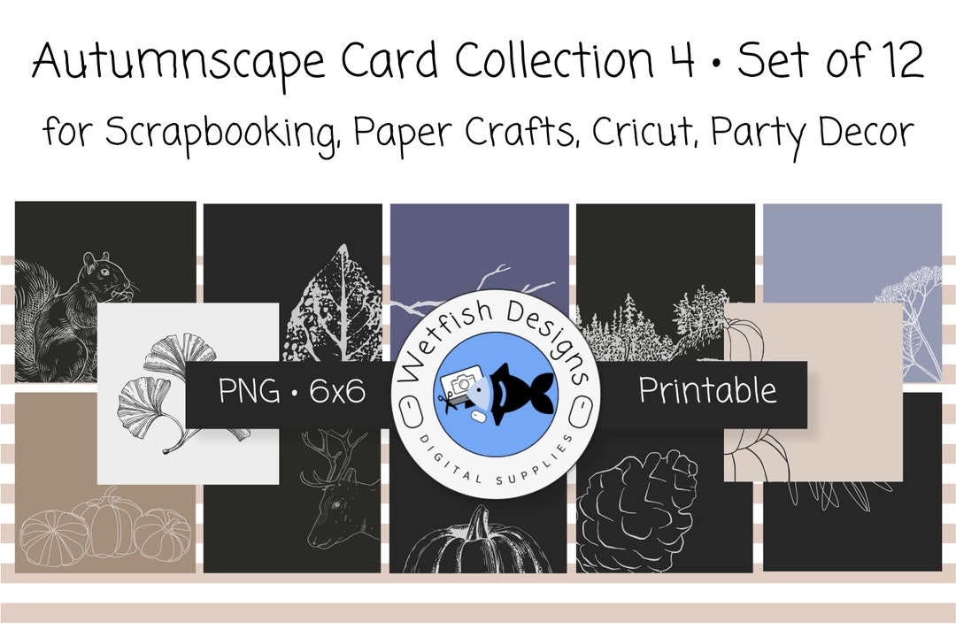 Autumn Junk Journal Card Digital Printable Fall Scrap Book Download ...
