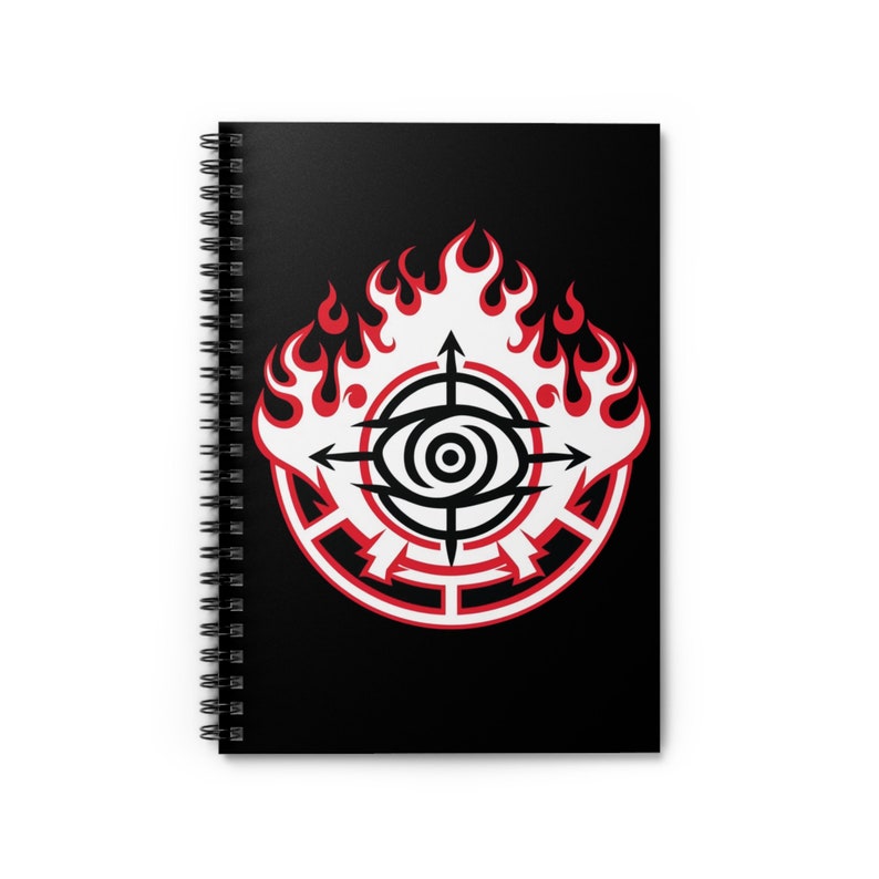Anime Manga Naruto Sharingan Mange Eye Symbol Quaderno a spirale Linea rigata immagine 1