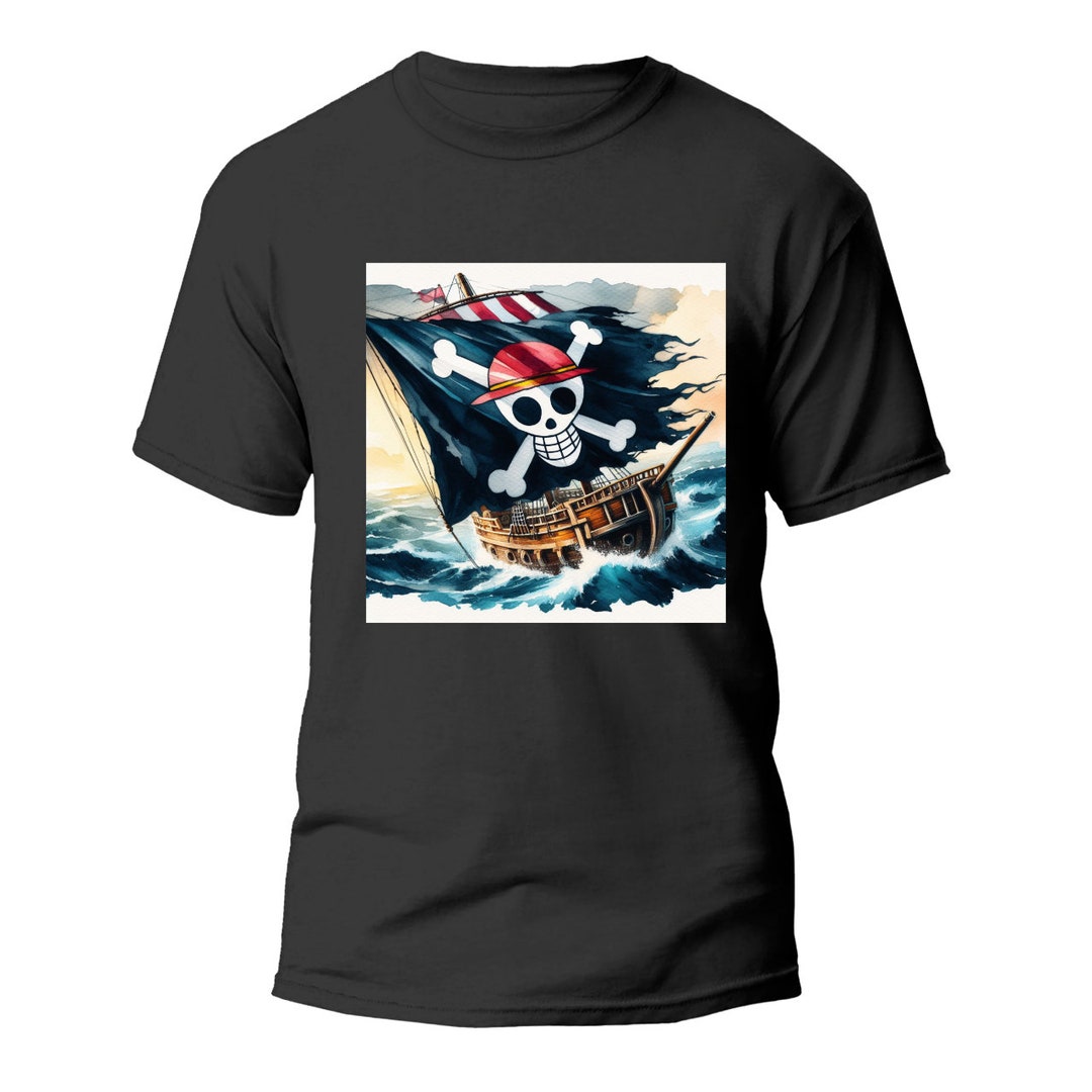 Onep R Anime Manga One P Luffy Ship Symbol Unisex T Shirt Black Tee - Etsy