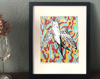 The Defender - Silkscreen, Art Print, Handmade Screenprint
