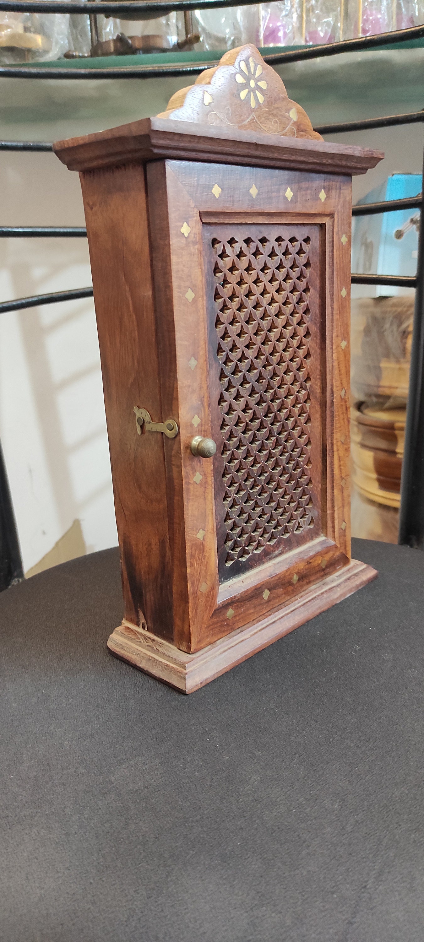 Wooden Key Box Mount Cute and Rustic Decorative Key Cabinet - Etsy UK