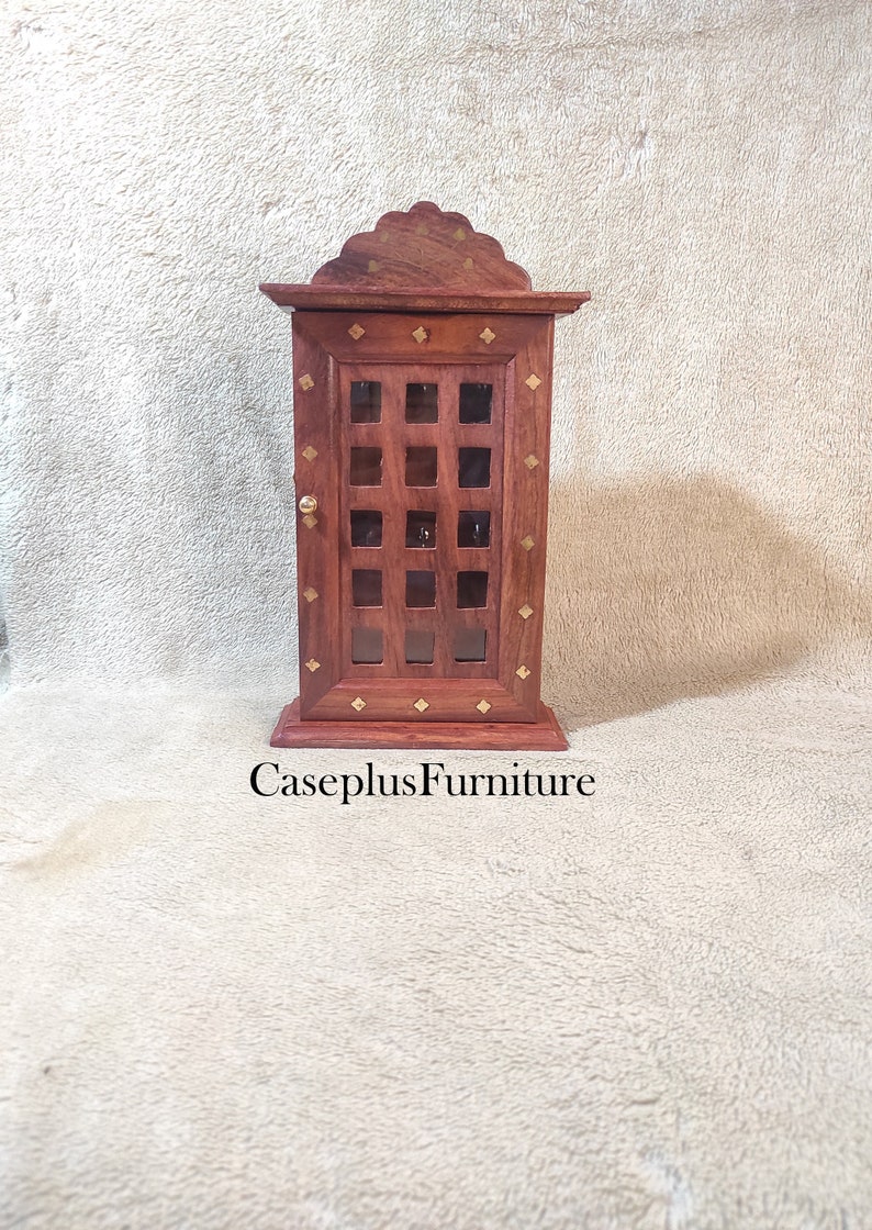 Wooden Key Box Mount Cute and Rustic Decorative Key Etsy