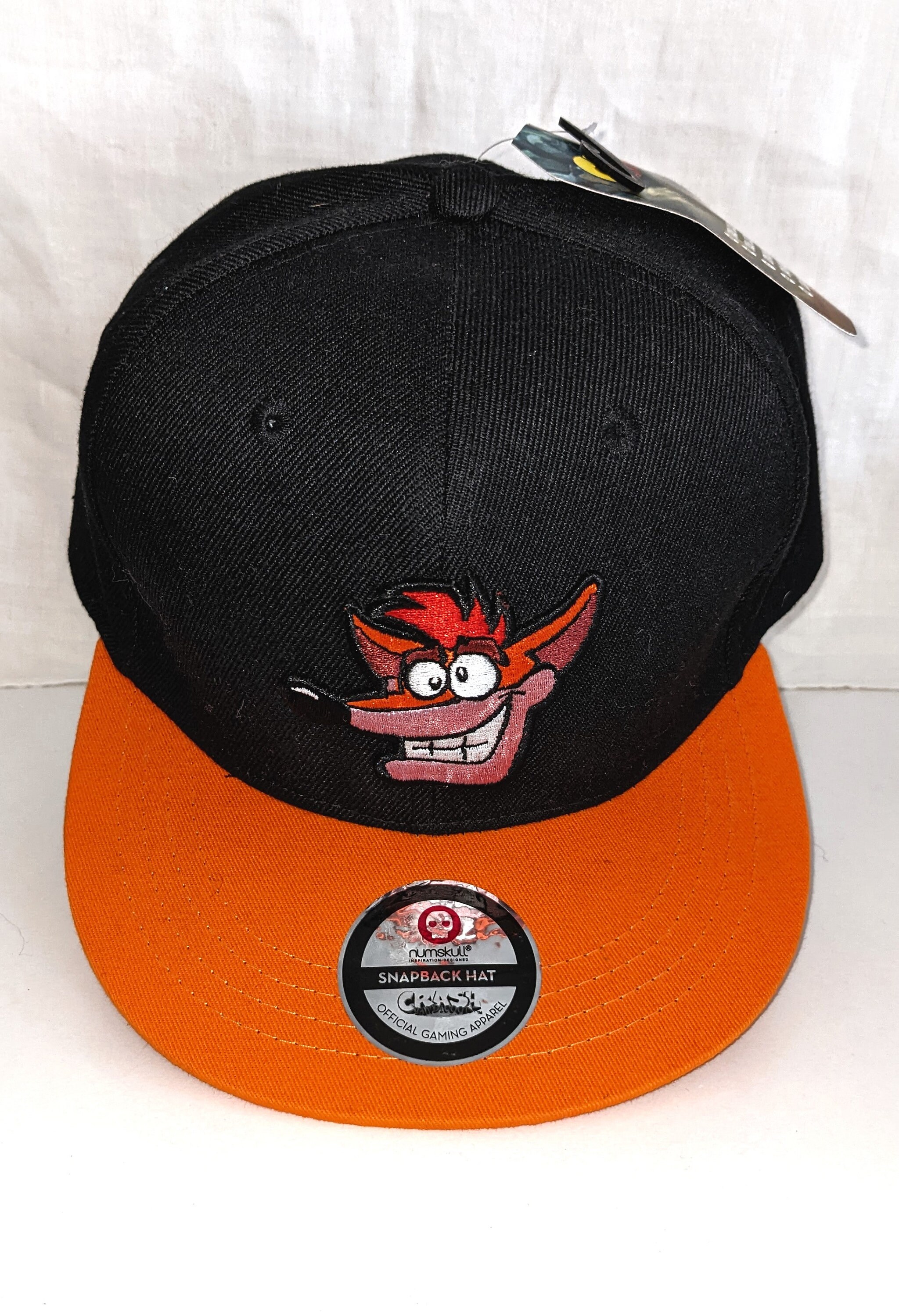 Crash Bandicoot Numskull Snapback Adjustible Cap Official Gaming