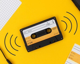 Portable Bluetooth Speaker | Cassette Tape Design Wireless Speaker | Novelty Mini Speaker | Retro Travel Speakers | Festival Accessories