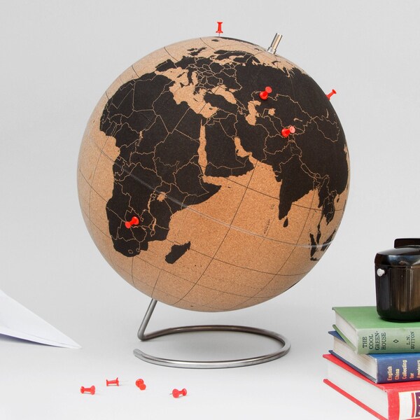 World Map Cork Board Etsy UK